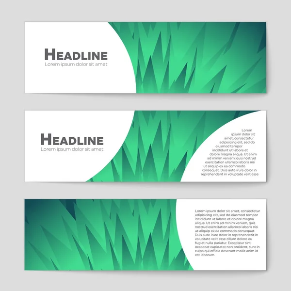 Conjunto de fundo de layout abstrato . — Vetor de Stock