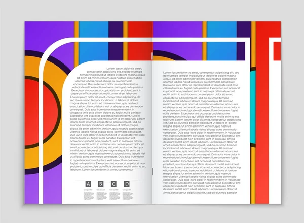 Set layout astratto sfondo . — Vettoriale Stock