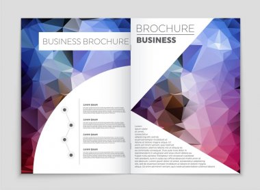 Soyut vektör düzen arka plan set. Sanat kalıp çizmek için, 