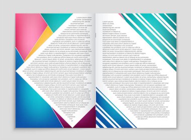 Soyut vektör düzen arka plan set. Sanat kalıp çizmek için, 