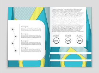 Soyut vektör düzen arka plan set. Sanat kalıp çizmek için, 