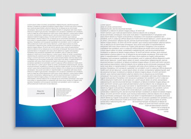 Soyut vektör düzen arka plan set. Sanat kalıp çizmek için, 