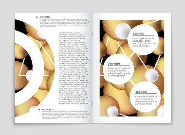 Soyut vektör düzen arka plan set. Sanat kalıp çizmek için, 