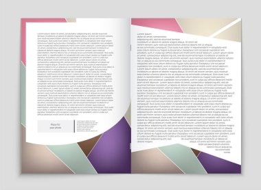 Soyut vektör düzen arka plan set. Sanat kalıp çizmek için, 