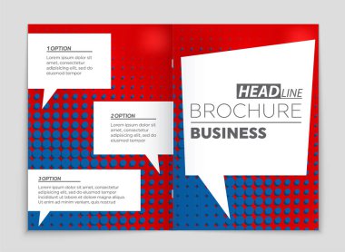 Soyut vektör düzen arka plan set. Sanat kalıp çizmek için, 