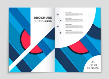 Soyut vektör düzen arka plan set. Sanat kalıp çizmek için, 