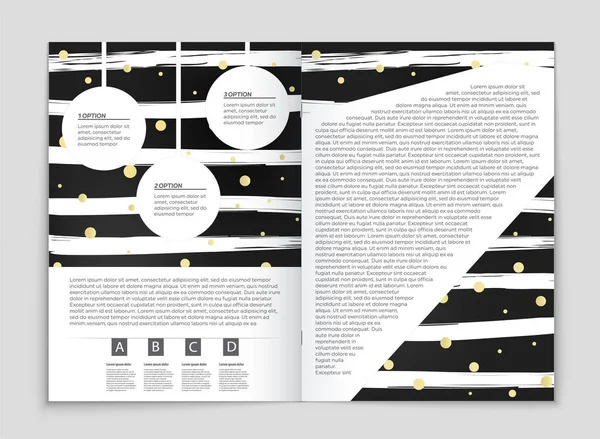 Conjunto de fundo de layout vetorial abstrato. Para design de modelo de arte , —  Vetores de Stock