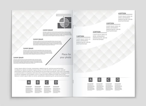 Conjunto de fundo de layout vetorial abstrato. Para design de modelo de arte , — Vetor de Stock