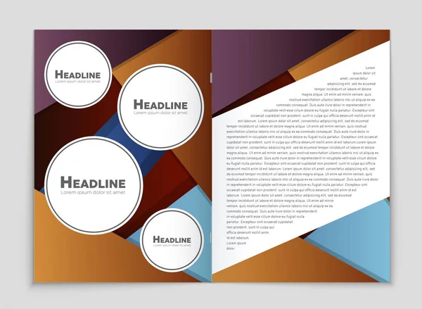 抽象的なベクトル レイアウト背景セット。アート テンプレートの設計を, — ストックベクタ