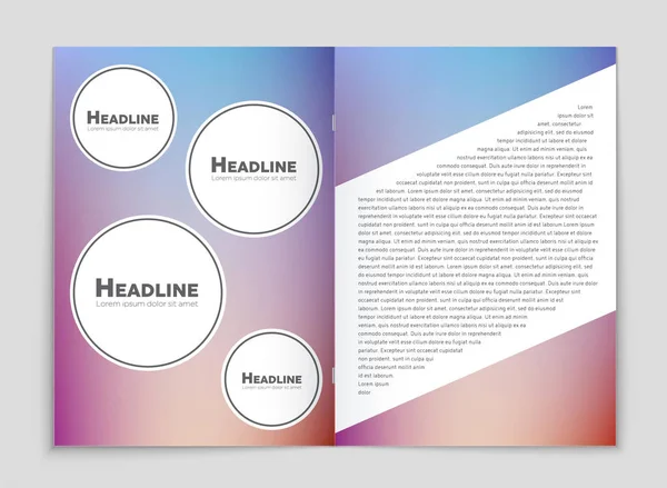抽象的なベクトル レイアウト背景セット。アート テンプレートの設計を, — ストックベクタ