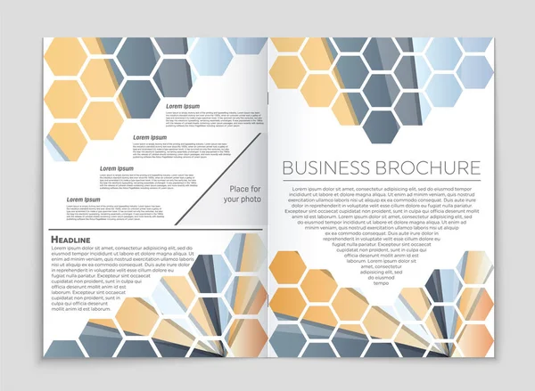 Set layout astratto sfondo . — Vettoriale Stock