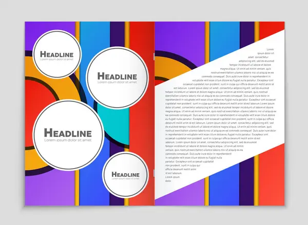 Soyut vektör düzen arka plan set. Sanat kalıp çizmek için, 