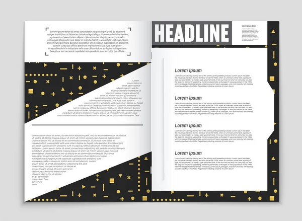 Hintergrundset für abstrakte Vektorlayouts. für Art Template Design, — Stockvektor