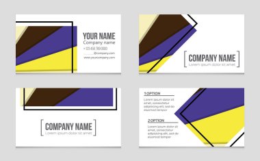 Soyut vektör düzen evin arka plan set.