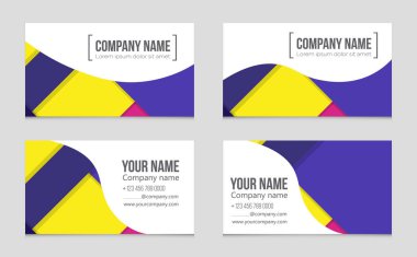 Soyut vektör düzen evin arka plan set.