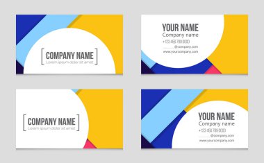 Soyut vektör düzen evin arka plan set.