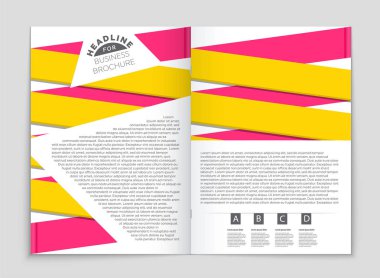 Soyut vektör düzen arka plan set. Sanat kalıp çizmek için, 