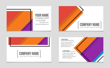 Soyut vektör düzen evin arka plan set.