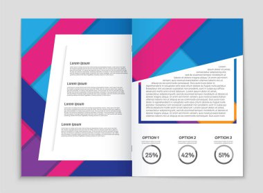 Soyut vektör düzen arka plan set. Sanat kalıp çizmek için, 