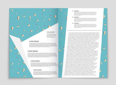 Soyut vektör düzen arka plan set. Sanat kalıp çizmek için, 