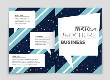 Soyut vektör düzen arka plan set. Sanat kalıp çizmek için, 