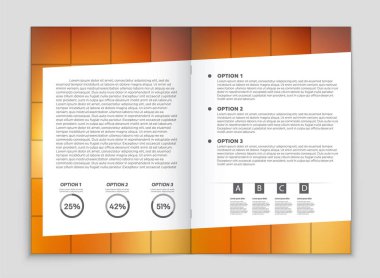 Soyut vektör düzen arka plan set. Sanat kalıp çizmek için, 