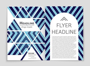 Soyut vektör düzen arka plan set. Sanat kalıp çizmek için, 