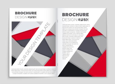 Soyut vektör düzen arka plan set. Sanat kalıp çizmek için, 