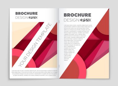 Soyut vektör düzen arka plan set. Sanat kalıp çizmek için, 