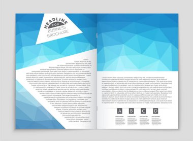 Soyut vektör düzen arka plan set. Sanat kalıp çizmek için, 