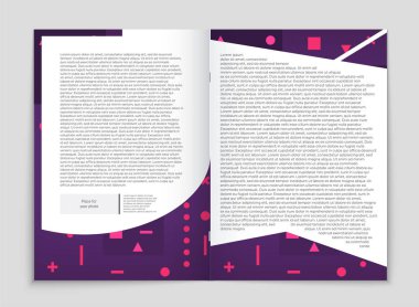 Soyut vektör düzen arka plan set. Sanat kalıp çizmek için, 