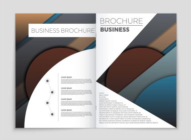 Soyut vektör düzen arka plan set. Sanat kalıp çizmek için, 