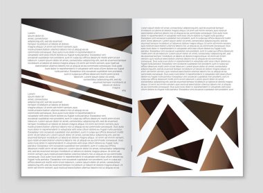 Soyut vektör düzen arka plan set. Sanat kalıp çizmek için, 