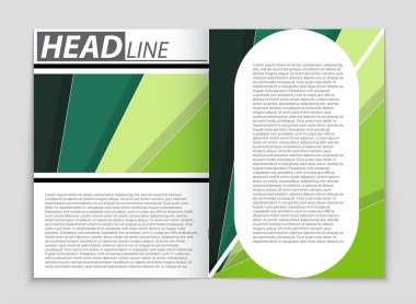 Soyut vektör düzen arka plan set. Sanat kalıp çizmek için, 