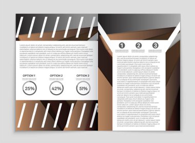 Soyut vektör düzen arka plan set. Sanat kalıp çizmek için, 