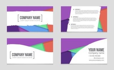 Soyut vektör düzen evin arka plan set.