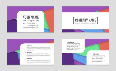 Soyut vektör düzen evin arka plan set.