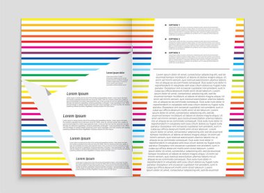 Soyut vektör düzen arka plan set. Sanat kalıp çizmek için, 