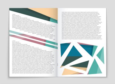 Soyut vektör düzen arka plan set. Sanat kalıp çizmek için, 