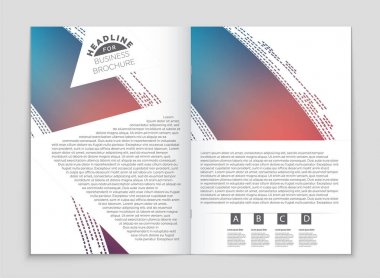 Soyut vektör düzen arka plan set. Sanat kalıp çizmek için, 