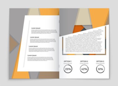 Soyut vektör düzen arka plan set. Sanat kalıp çizmek için, 