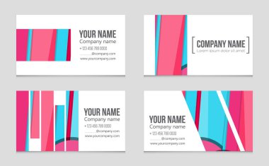 Soyut vektör düzen evin arka plan set.