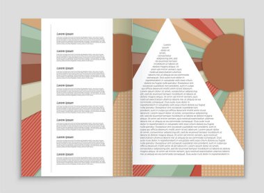 Soyut vektör düzen arka plan set. Sanat kalıp çizmek için, 