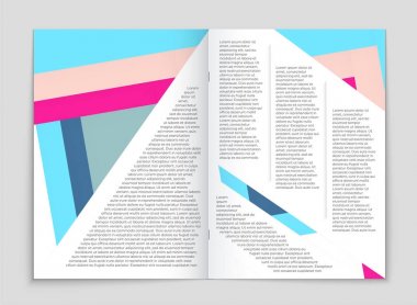 Soyut vektör düzen arka plan set. Sanat kalıp çizmek için, 