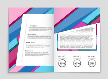 Soyut vektör düzen arka plan set. Sanat kalıp çizmek için, 