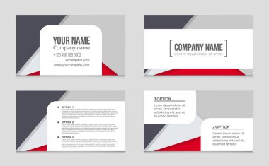 Soyut vektör düzen evin arka plan set.