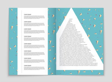 Soyut vektör düzen arka plan set. Sanat kalıp çizmek için, 