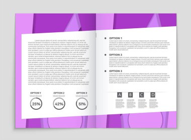 Soyut vektör düzen arka plan set. Sanat kalıp çizmek için, 