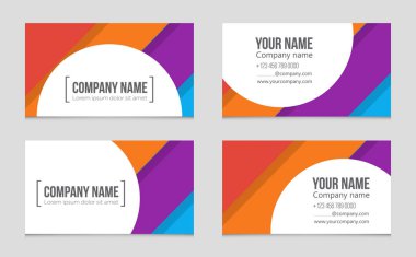 Soyut vektör düzen evin arka plan set.