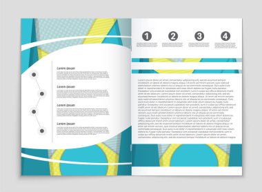 Soyut vektör düzen arka plan set. Sanat kalıp çizmek için, 